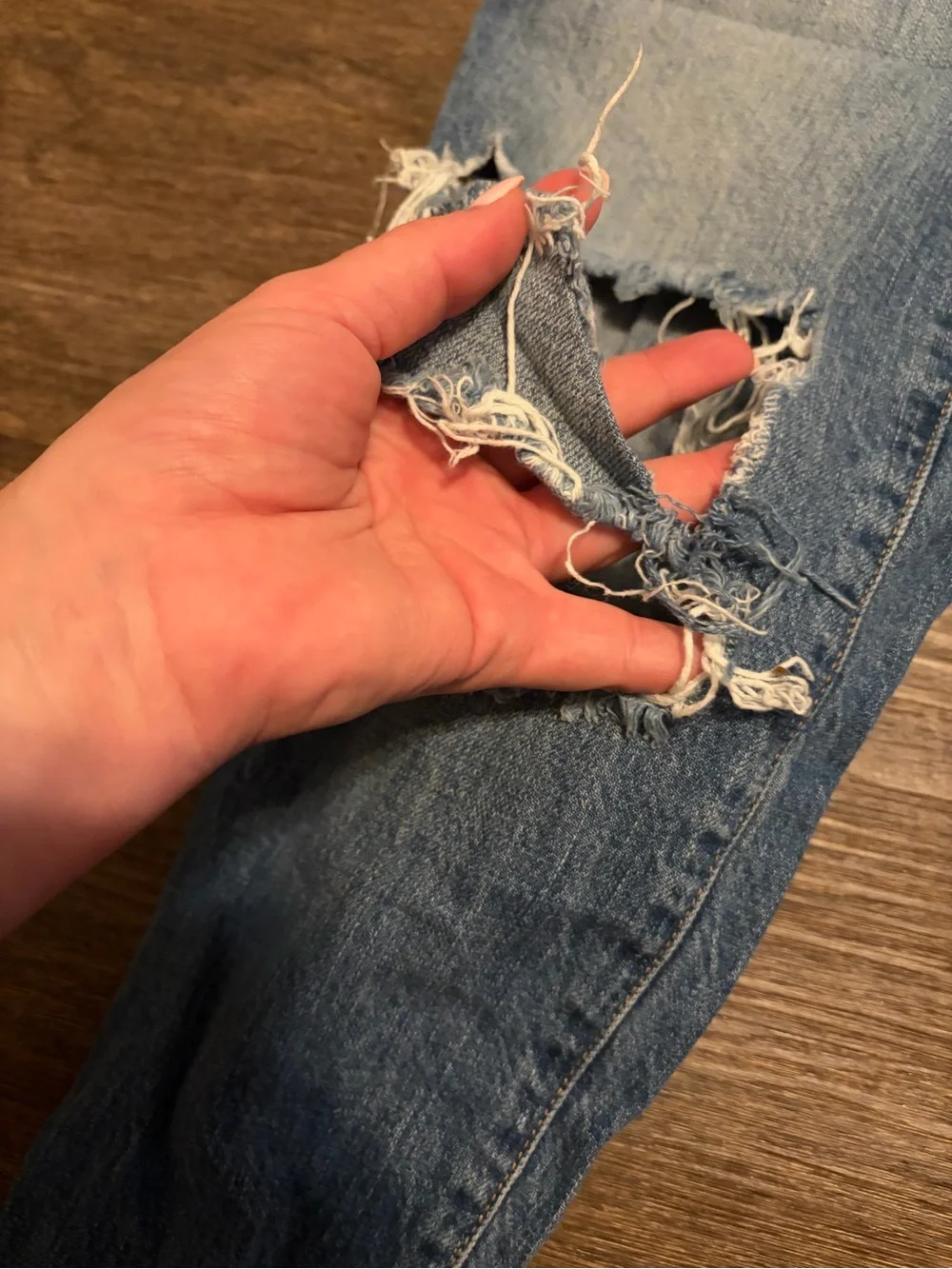 KanCan Light Blue Distressed Boyfriend Jeans size 3/25